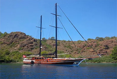 kaya guneri plus yacht two masterd motor sailer yacht