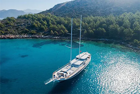 vista mare luxury yacht from marmaris 