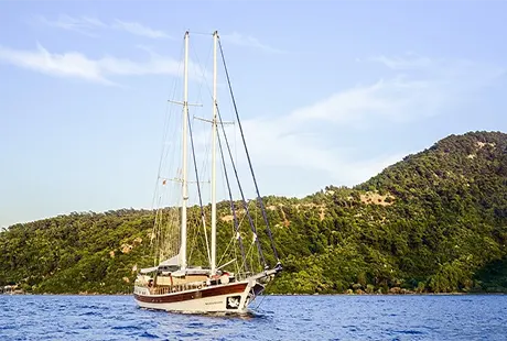 wicked felina gulet yacht front side 