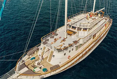 boreas gulet yacht luxury charter for large groups
