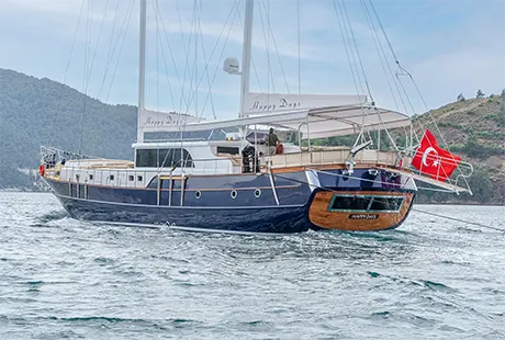 fethiye yacht charter happy days