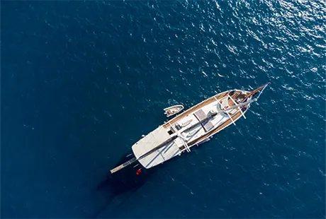 gulet diva deniz view from top