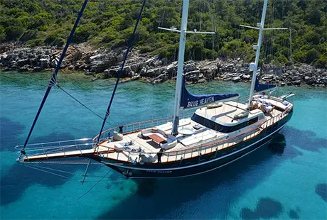 rent a luxury yacht bodrum blue heaven