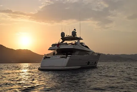 sea lion 2 motor yacht view from back 