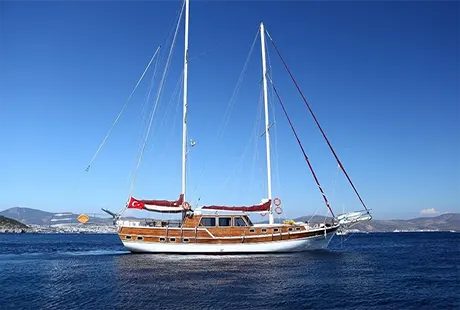 two masted motor sailer gulet perrinita exterior view